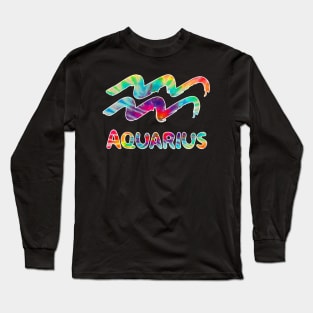 Colours of aquarius Long Sleeve T-Shirt